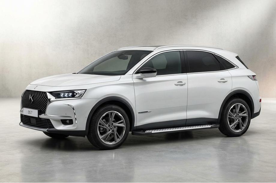 DS 7 Crossback 2017-2022 рр. Бокові пороги Allmond Grey (2 шт., Алюміній) Image