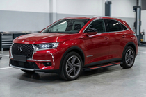 DS 7 Crossback 2017-2022 рр. Бокові пороги Maya Red (2 шт., Алюміній) фото 1