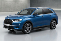 DS 7 Crossback 2017-2022 рр. Бокові пороги Allmond Black (2 шт., Алюміній) фото 1