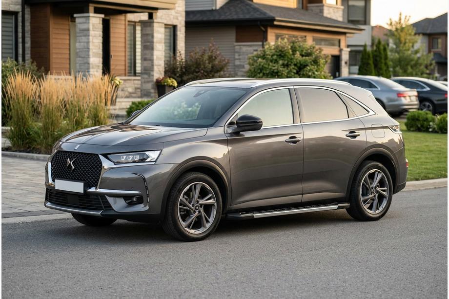 DS 7 Crossback 2017-2022 рр. Бокові пороги RedLine V1 (2 шт., Алюміній) Image