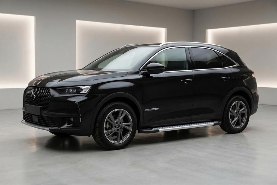 DS 7 Crossback 2017-2022 рр. Бокові пороги Vision New Grey (2 шт., Алюміній) Image