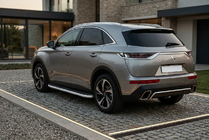 DS 7 Crossback 2017-2022 рр. Бокові пороги Tayga Grey (2 шт., Алюміній) фото 1