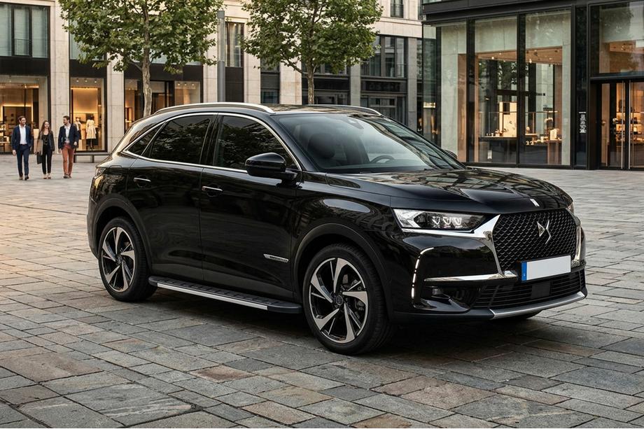 DS 7 Crossback 2017-2022 рр. Бокові пороги Duru (2 шт., Алюміній) Image