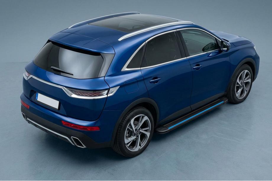 DS 7 Crossback 2017-2022 рр. Бокові пороги Maya Blue (2 шт., Алюміній) Image