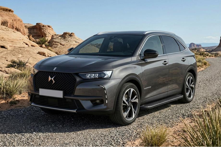 DS 7 Crossback 2017-2022 рр. Бокові пороги Bosphorus Black (2 шт., Алюміній) Image