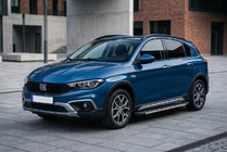 Fiat Tipo Cross 2021- рр. Бокові пороги Maya V1 (2 шт., Алюміній) фото 1