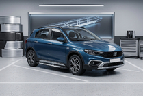 Fiat Tipo Cross 2021- рр. Бокові пороги Sunrise (2 шт., Алюміній) фото 1