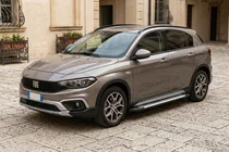Fiat Tipo Cross 2021- рр. Бокові пороги Line (2 шт., Алюміній) фото 1