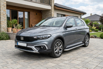Fiat Tipo Cross 2021- рр. Бокові пороги Maydos V1 (2 шт., Алюміній) фото 1
