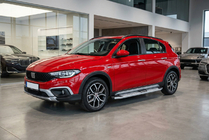 Fiat Tipo Cross 2021- рр. Бокові пороги Mevsim Grey (2 шт., Алюміній) фото 1