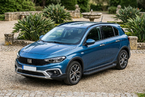 Fiat Tipo Cross 2021- рр. Бокові пороги Allmond Black (2 шт., Алюміній) фото 1