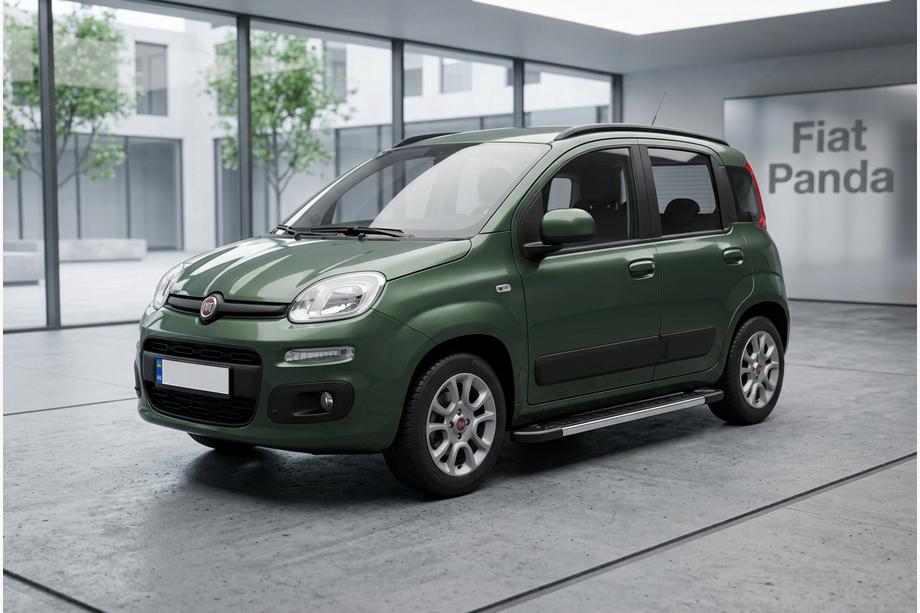 Fiat Panda 2011-2023 рр. Бокові пороги RedLine V1 (2 шт., Алюміній) Фото 1
