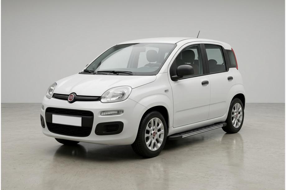Fiat Panda 2011-2023 рр. Бокові пороги Duru (2 шт., Алюміній) Image