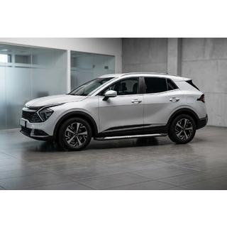 Бокові пороги Vision New Black (2 шт., Алюміній) Kia Sportage 2021- рр. фото 1