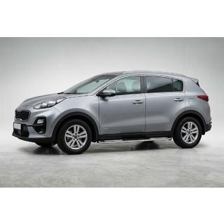 Бокові пороги Tayga V2 (2 шт., Алюміній) фото 1