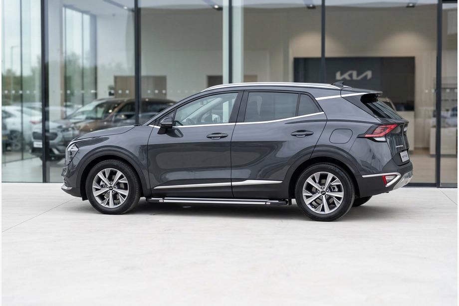 Kia Sportage 2021- рр. Бокові пороги Rainbow (2 шт., Алюміній) Фото 1
