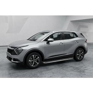 Бокові пороги Maydos V1 (2 шт., Алюміній) Kia Sportage 2021- рр. фото 1