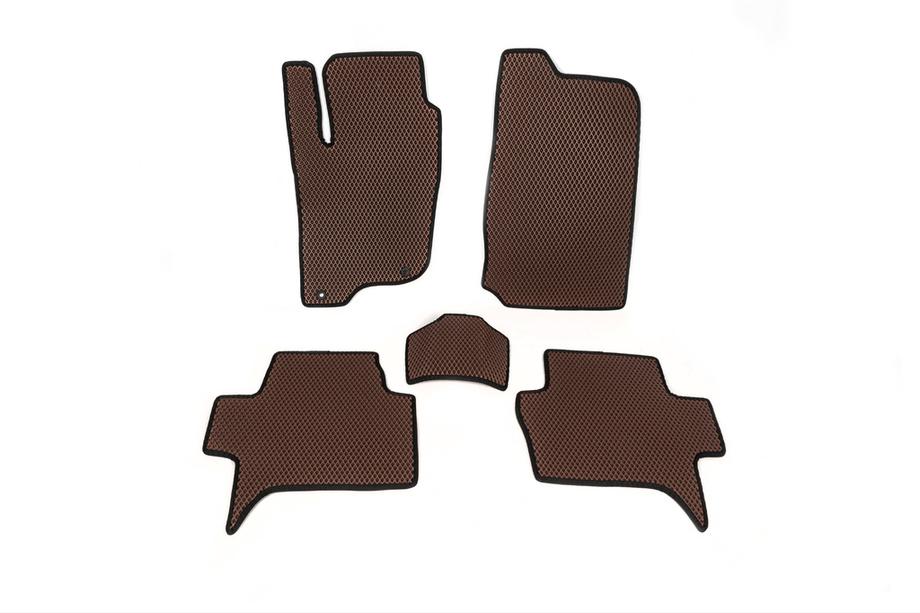 Mitsubishi Pajero Sport 2008-2015 рр. Килимки EVA (цегляні) Фото 2