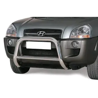 Кенгурятник Winbo V2 (нерж.) Hyundai Tucson JM 2004- рр. фото 1
