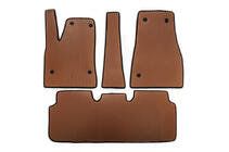 Tesla Model S 2012- рр. Килимки EVA (2012-2021, цегляні) фото 12