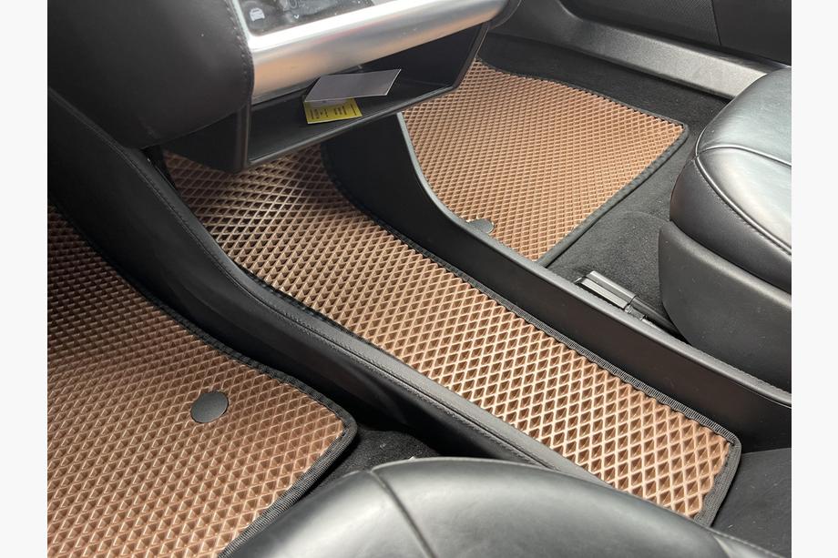 Tesla Model S 2012- рр. Килимки EVA (2012-2021, цегляні) Image