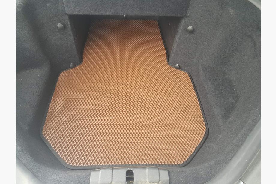 Tesla Model S 2012- рр. Килимок багажника передній EVA (2WD, 2012-2021, цегляний) Фото 2