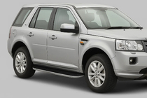 Land Rover Freelander II 2006-2014 рр. Бокові пороги Libao (2 шт., Алюміній) фото 1