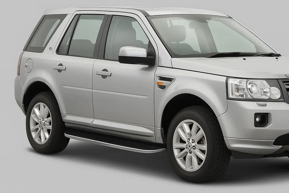 Land Rover Freelander II 2006-2014 рр. Бокові пороги Libao (2 шт., Алюміній) Image
