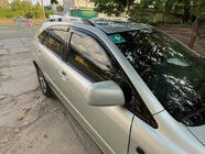 Lexus RX 2003-2009 рр. Рейлінги Хром турецькі Пластикові ніжки фото 2