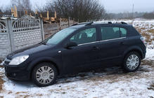 Opel Astra H 2004-2013 рр. Рейлінги алюмінієві (HB, хром) фото 2