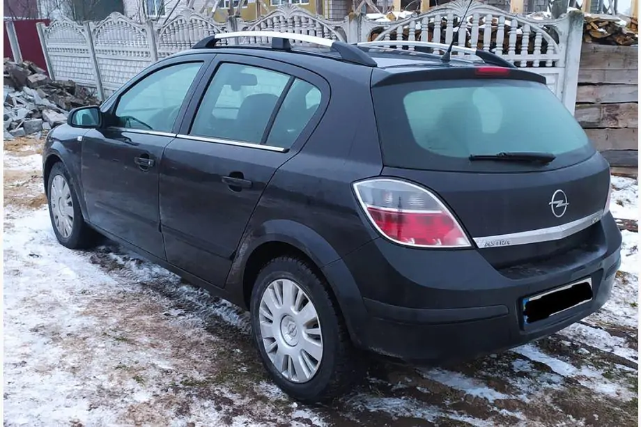 Opel Astra H 2004-2013 рр. Рейлінги алюмінієві (HB, хром)