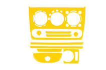 Opel Corsa B 1993-2004 рр. Накладки на панель (жовтий колір) фото 1