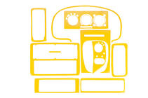 Volkswagen Polo 1994-2001 рр. Накладки на панель 1994-1999 (жовтий колір) фото 1