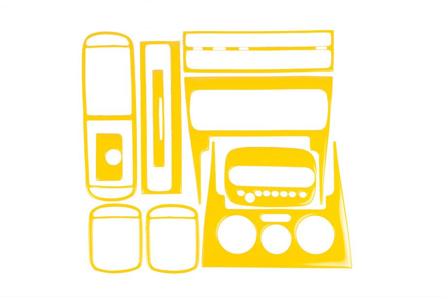 Накладки на панель (жовтий колір) Image