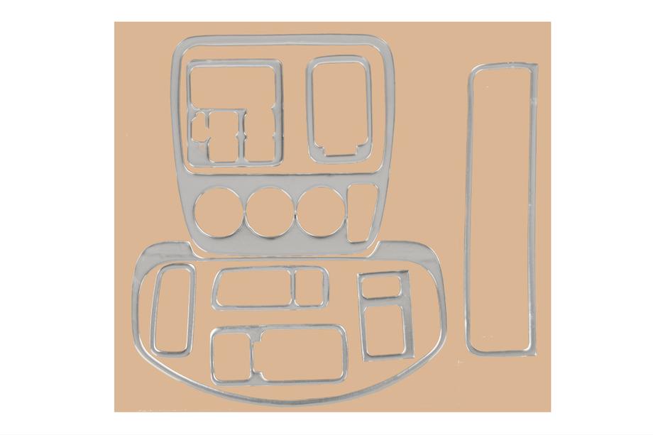 Honda CRV 1996-2001 рр. Накладки на панель (алюміній) Image