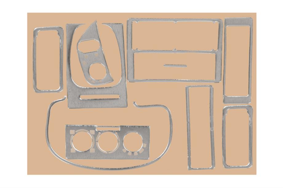 Volkswagen Polo 1994-2001 рр. Накладки на панель 1994-1999 (алюміній) Image