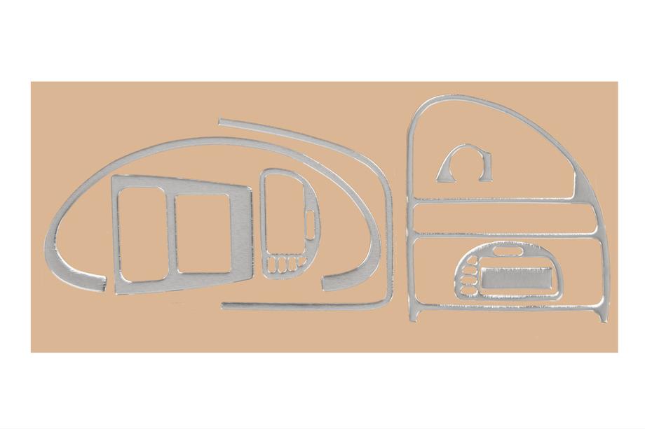 Citroen Saxo 1996-2023 рр. Накладки на панель (алюміній) Image