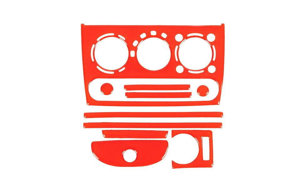 Opel Corsa B 1993-2004 рр. Накладки на панель (червоний колір) Image