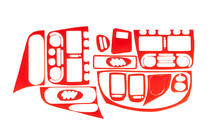 Накладки на панель (червоний колір) фото 1