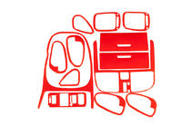 Mitsubishi Carisma 1995-2004 рр. Накладки на панель 1999-2003 (червоний колір) фото 1