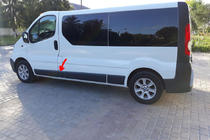 Renault Trafic 2001-2015 рр. Молдинг дверний оригінал б.у (L2) фото 1