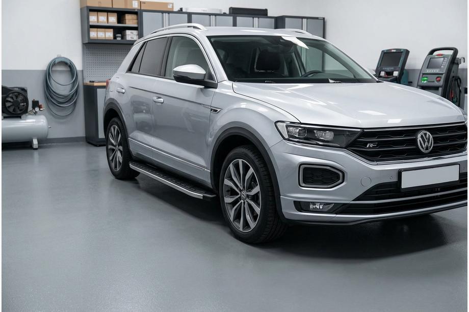 Volkswagen T-Roc 2017-2025 рр. Бокові пороги Fullmond (2 шт., Алюміній) Фото 1