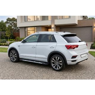 Бокові пороги Sunrise (2 шт., Алюміній) Volkswagen T-Roc 2017-2025 рр. фото 1