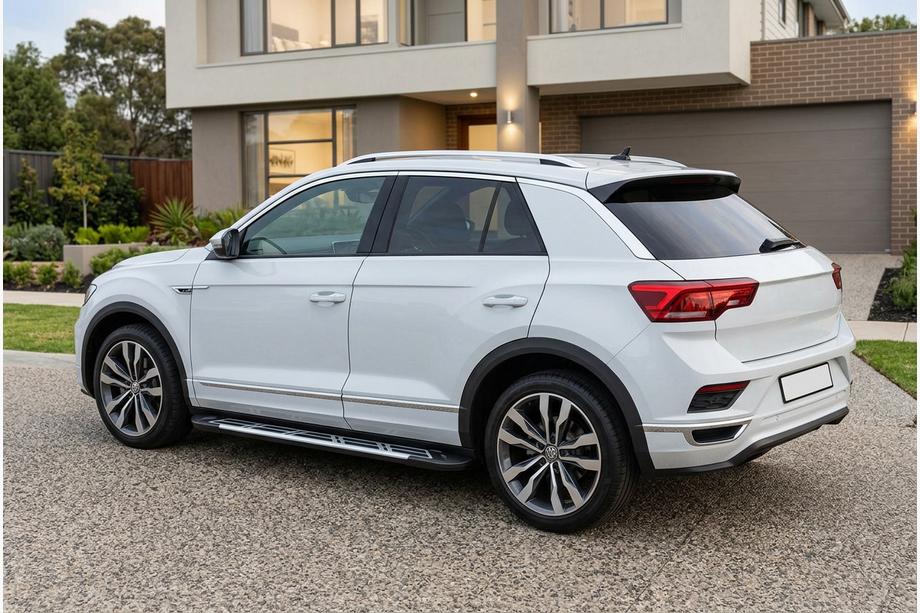 Volkswagen T-Roc 2017-2025 рр. Бокові пороги Sunrise (2 шт., Алюміній) Фото 1