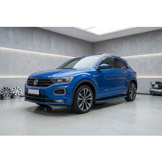 Бокові пороги Maya Blue (2 шт., Алюміній) Volkswagen T-Roc 2017-2025 рр. фото 1