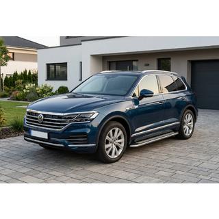 Бокові пороги Maydos V2 (2 шт., Алюміній) Volkswagen Touareg 2018- рр. фото 1