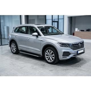 Бокові пороги Duru (2 шт., Алюміній) Volkswagen Touareg 2018- рр. фото 1