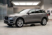 Jaguar F-PACE 2016- рр. Бокові пороги Duru (2 шт., Алюміній) фото 1