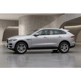 Бокові пороги Maydos V1 (2 шт., Алюміній) Jaguar F-PACE 2016- рр. фото 1
