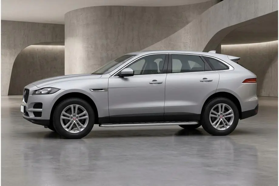 Jaguar F-PACE 2016- рр. Бокові пороги Maydos V1 (2 шт., Алюміній) Фото 1